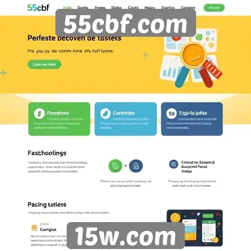 Navegação intuitiva e recursos do site 55cbf.com
